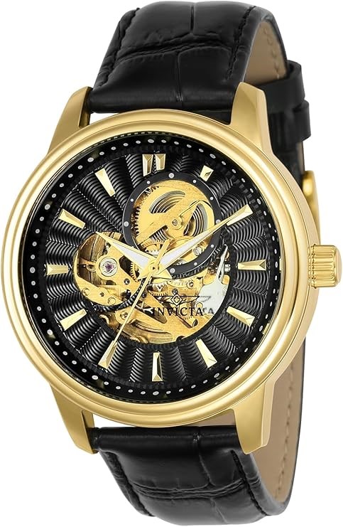 INVICTA Men's 22578 Vintage Analog Display Automatic Self Wind Black Watch,
