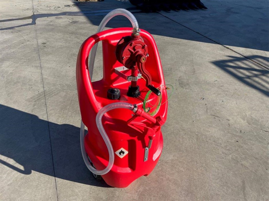 75L Portable Fuel Tank with Manual Pump (Unused)
