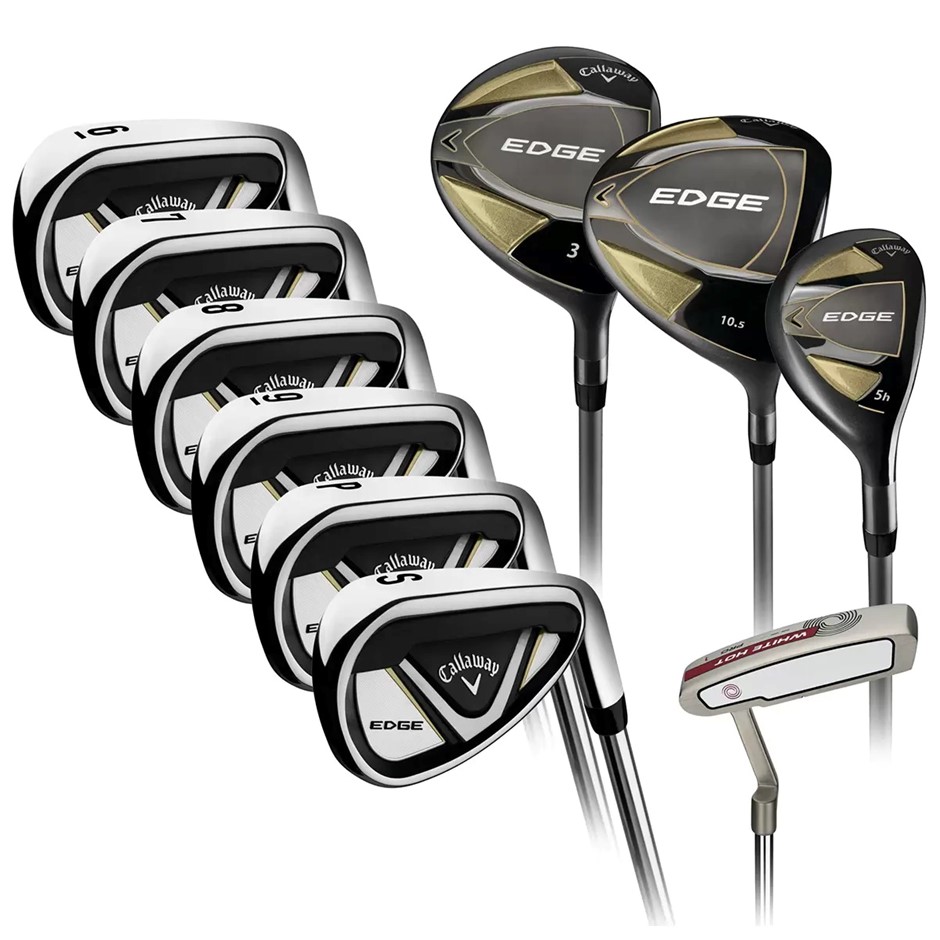 CALLAWAY Men's 10 Piece Golf Club Set Right Handed Regular Flex Graphite Ir