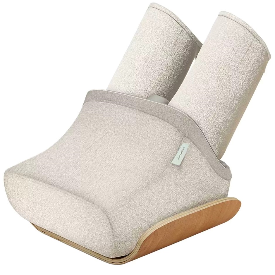 HOMEDICS Luxe Compression Foot And Calf Massager, Model FMS-502HGY. NB: not