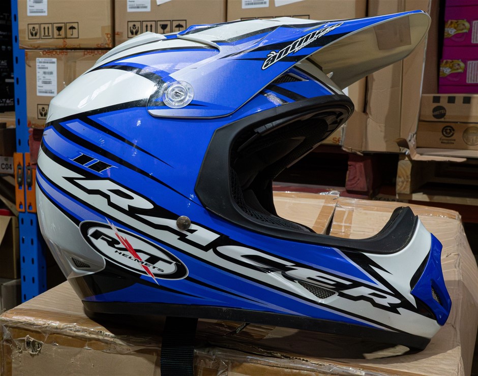 RXT Kids Off-Road Racer Helmet, Size XXS, Blue.