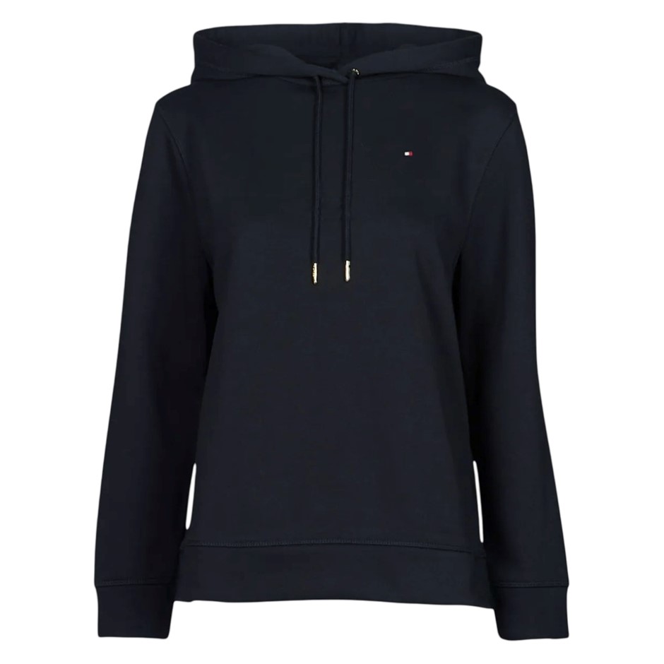 TOMMY HILFIGER Women's Flag Hoodie, Size XL, 60% Cotton, 411 Sky Captain (S