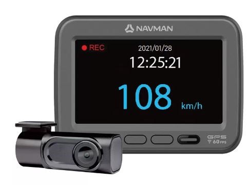 NAVMAN MiVue Speedcam FrontAnd Rear Dash Cam Bundle AA001SPD-32GB. NB: Mino