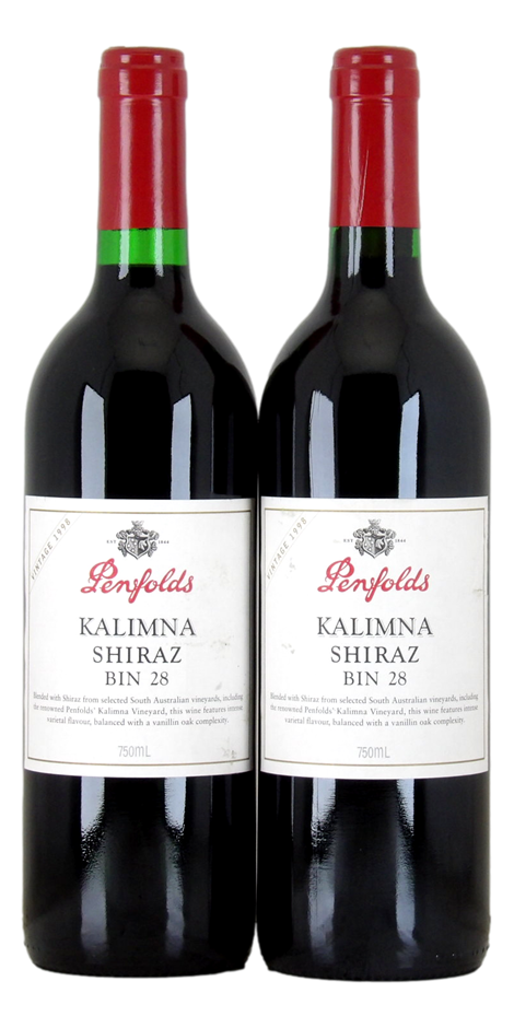 Penfolds Kalimna Bin 28 Shiraz 1998 (2x 750mL), SA.