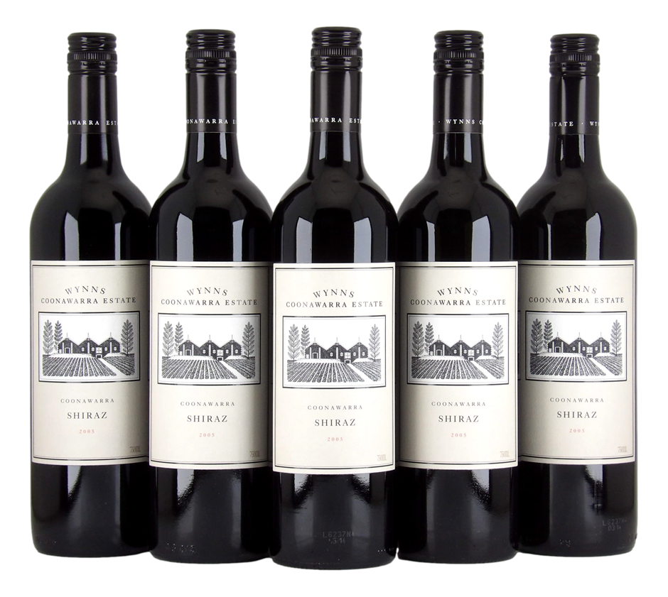 Wynns Coonawarra Estate Shiraz 2005 (5x 750mL), Coonawarra