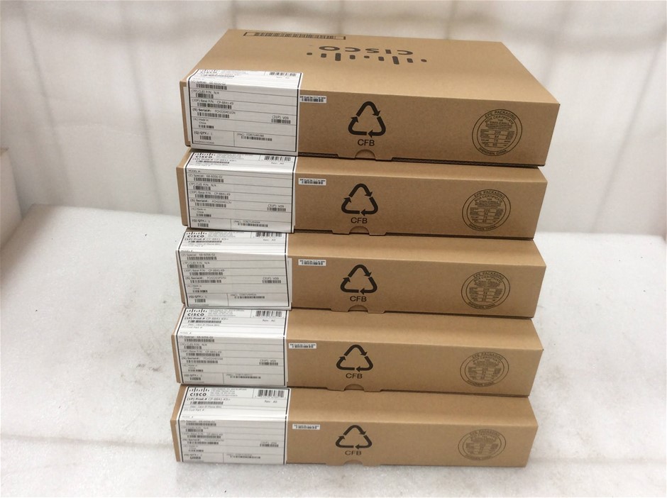 Cisco CP-8841-K9 IP Phone - New (Lot of 5)