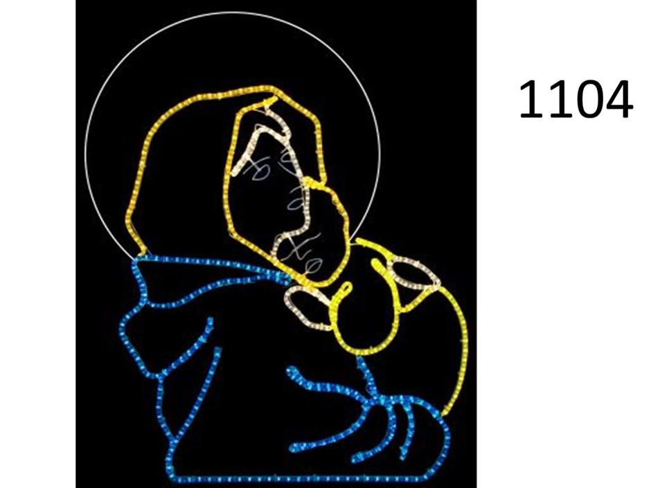 Christmas Light - Virgin Mary Holding Baby Jesus - NEW xm-1104