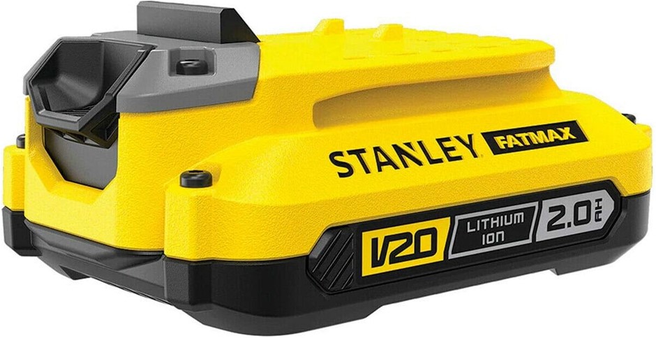 STANLEY Fatmax V20 18V 2.0Ah Lithium Battery. NB: Not in Original Box.