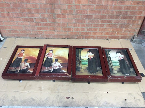 OJS JOSAN ART Mixed Brand and Model Two Framed Art Paintings (Lot of 4)