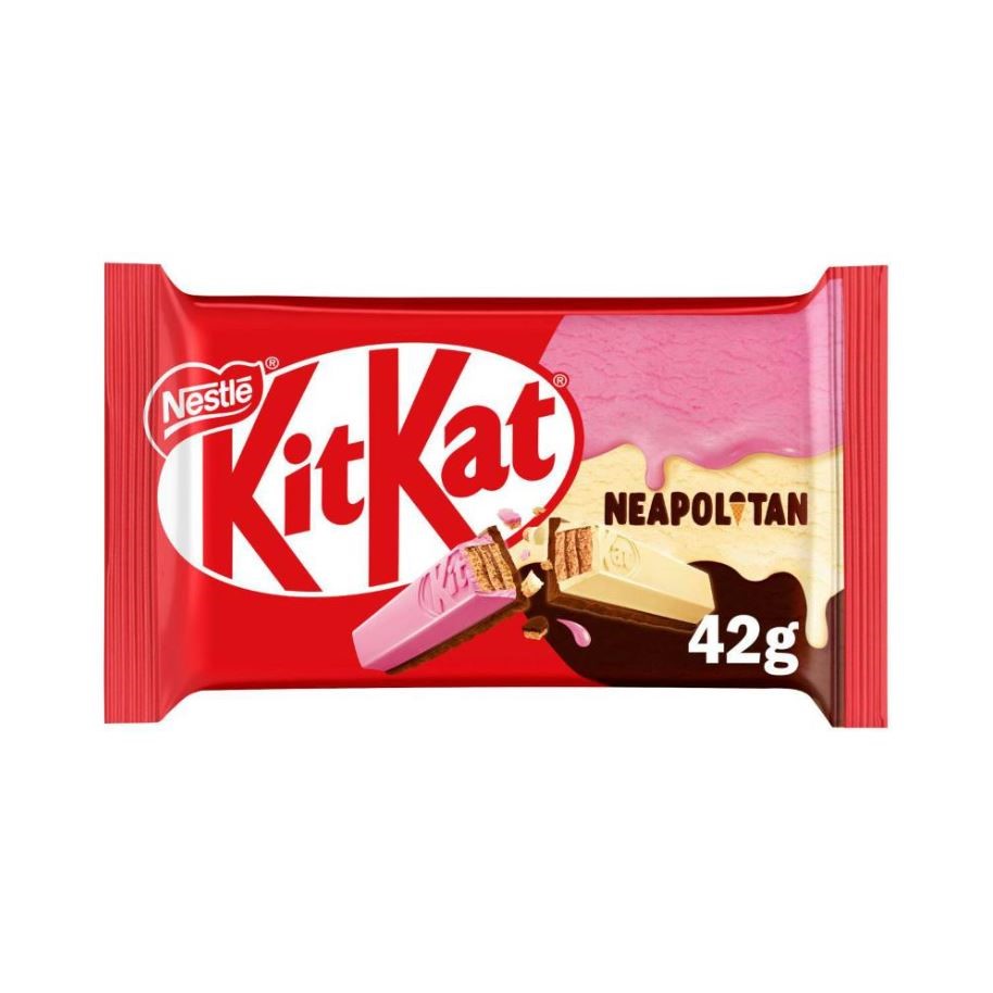 39 x KITKAT Neapolitan Chocolate Bars, 42g.