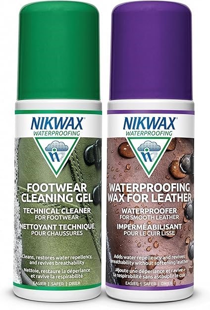 Nikwax Smooth Leather Footwear Clean/Waterproof Duo Pack