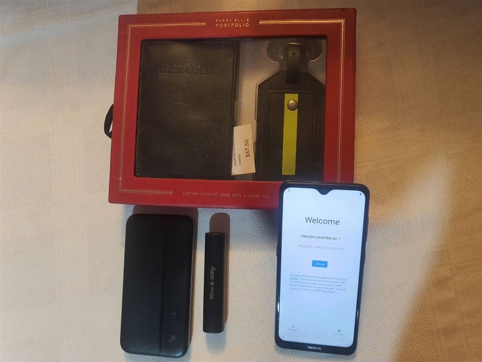 Nokia 7.2 Unlock as New, Leather Passport Holder New, Others
