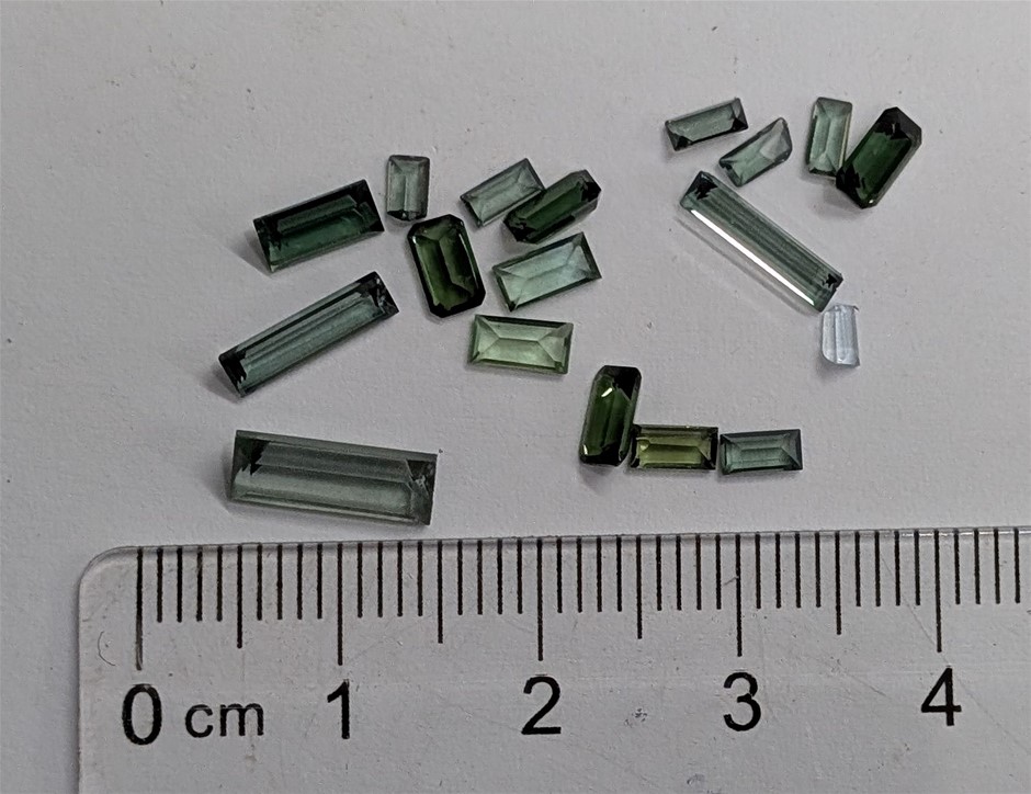 5 carats rectagle shape TOURMALINE Gemstones