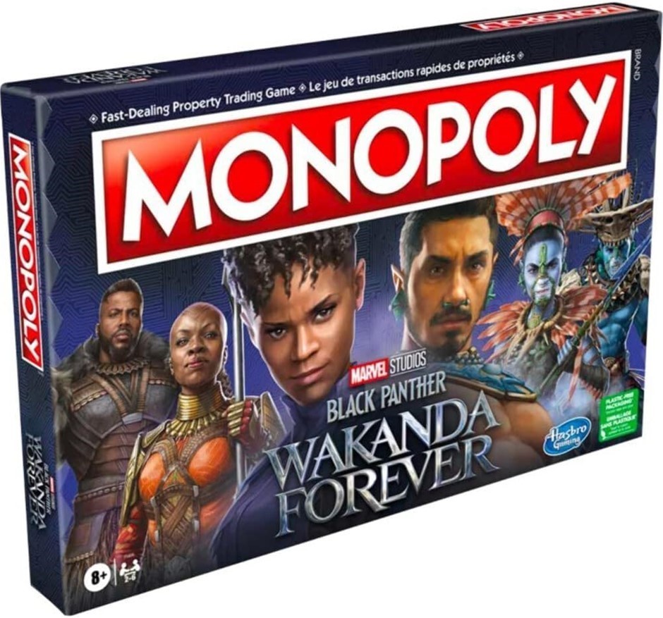 MONOPOLY Marvel Studios' Black Panther: Wakanda Forever Edition Board Game