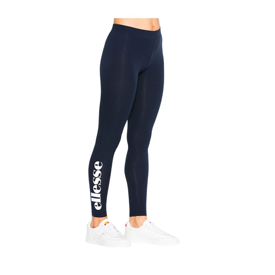 3 x ELLESSE Women's Visi Tights, Size UK8 / US4, 95% Cotton, Navy (429), SD