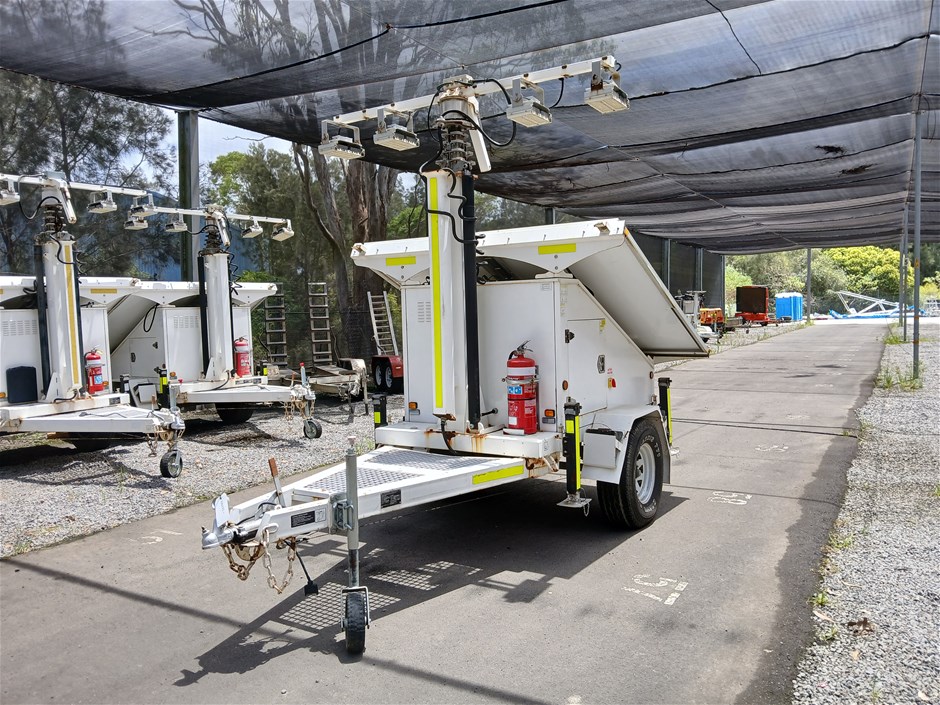 Unreserved 2019 Single Light Tower Trailers