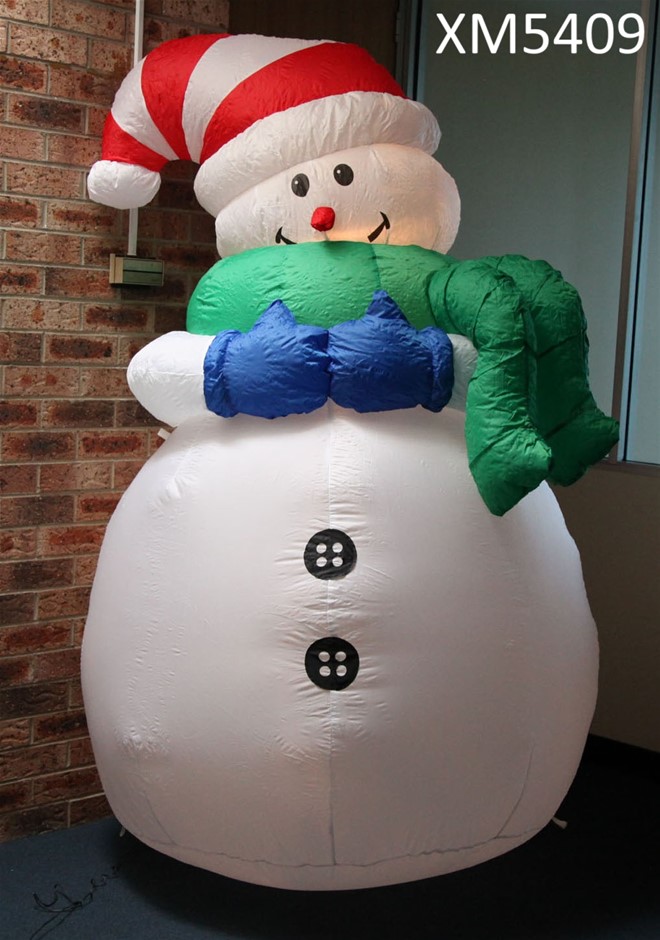 Christmas Inflatable decor - the snowman with scarf high - NEW xm-5409