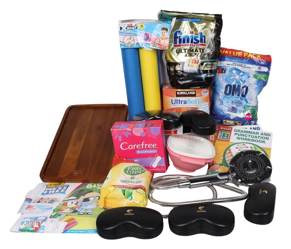 Assorted Household Products, inc. DETTOL & FINISH, And More. NB: Some are m