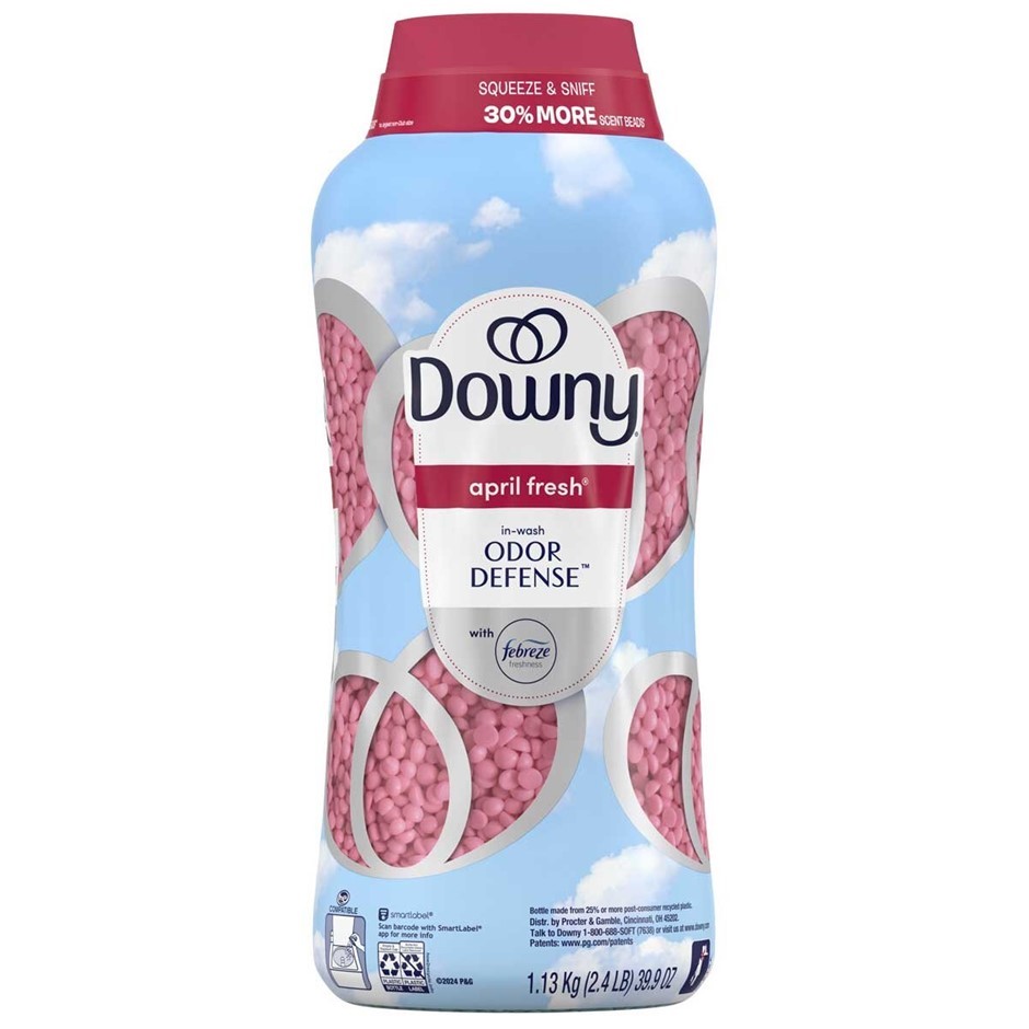 DOWNY In-Wash Beads, 1.13kg, April Fresh. NB: Damaged packaging, approx. 20