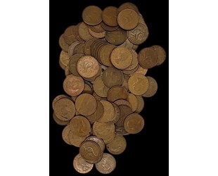 One Kilo of Australia KGV/King George VI/Queen Elizabeth Mix Date