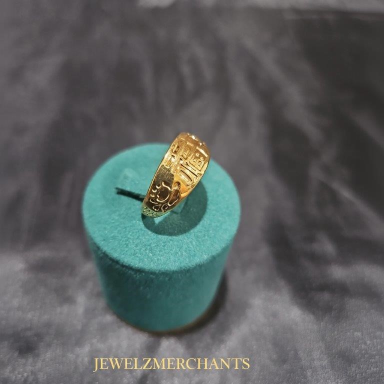 22K/Italy Solid Gold Filled Ring -(stamped 22K/Italy)-Warranty Quality