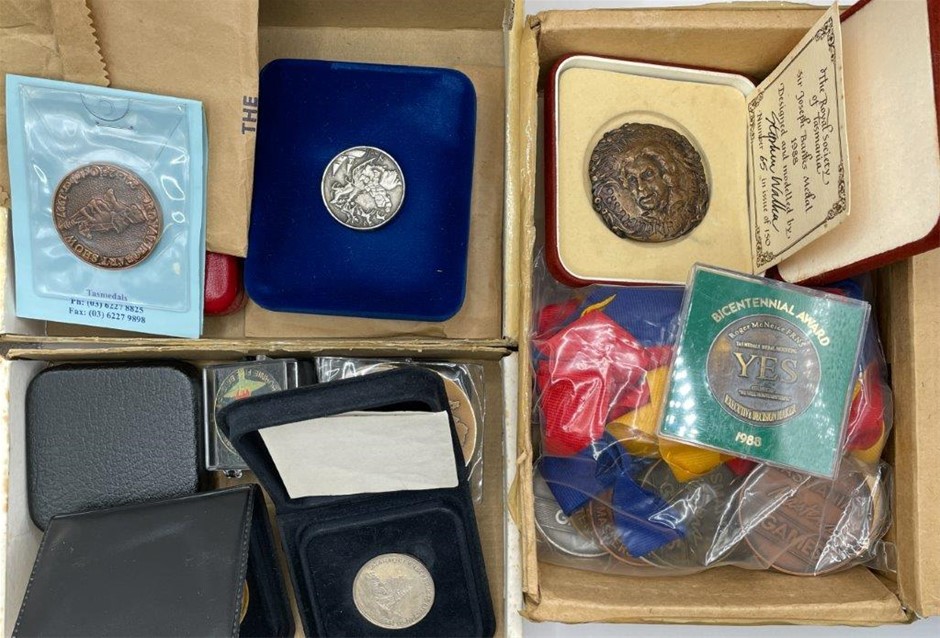 Approx 23 x Asstd AU Sport, Agri and Fire Brigade Medals, C.1983-97