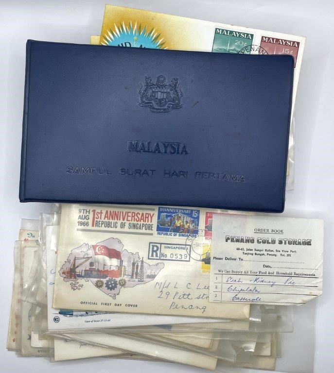 Approx 73 x Asstd World Envelopes & Stamps c.1960s