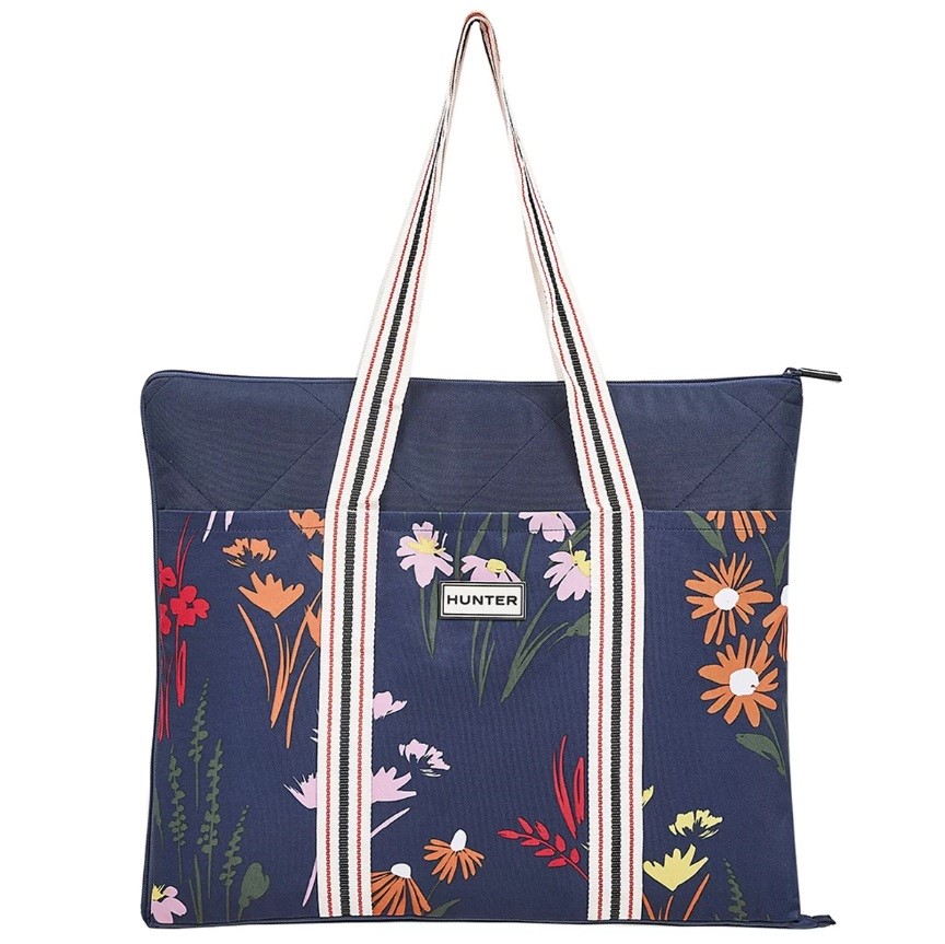 HUNTER Outdoor Picnic Blanket, 152 x 183 cm, Beatrix Blue.