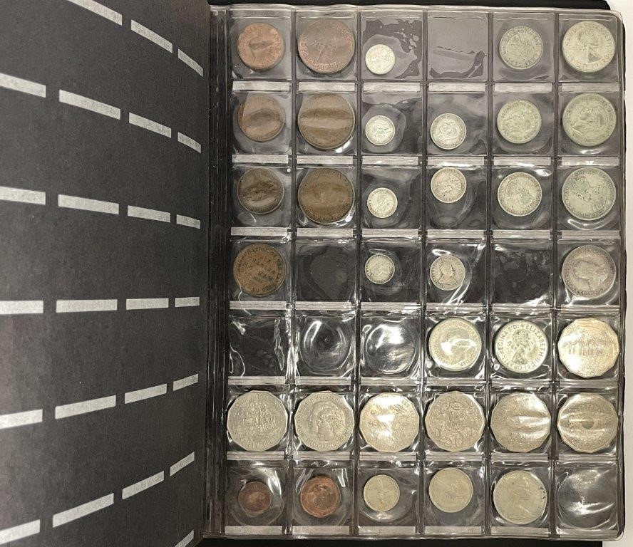 Apprx.170 x Asstd pre-decimal/decimal coins, incl. AU, NZ and etc.