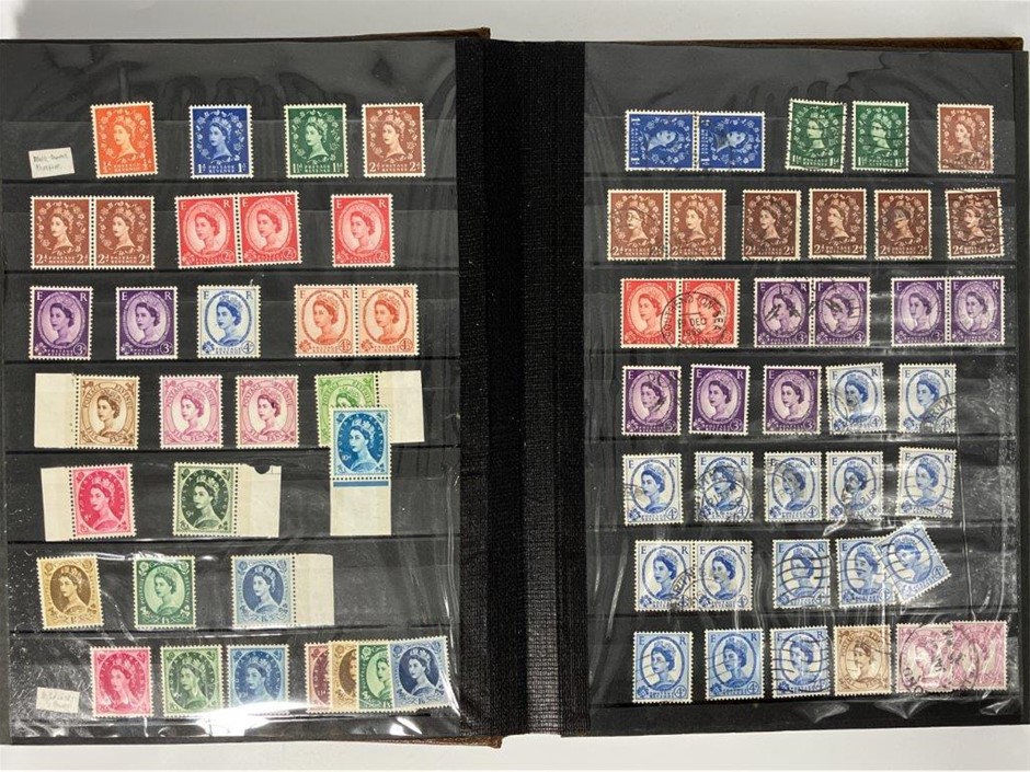 Approx. 300 x Asstd Collection of British Stamps, c.1902-1969