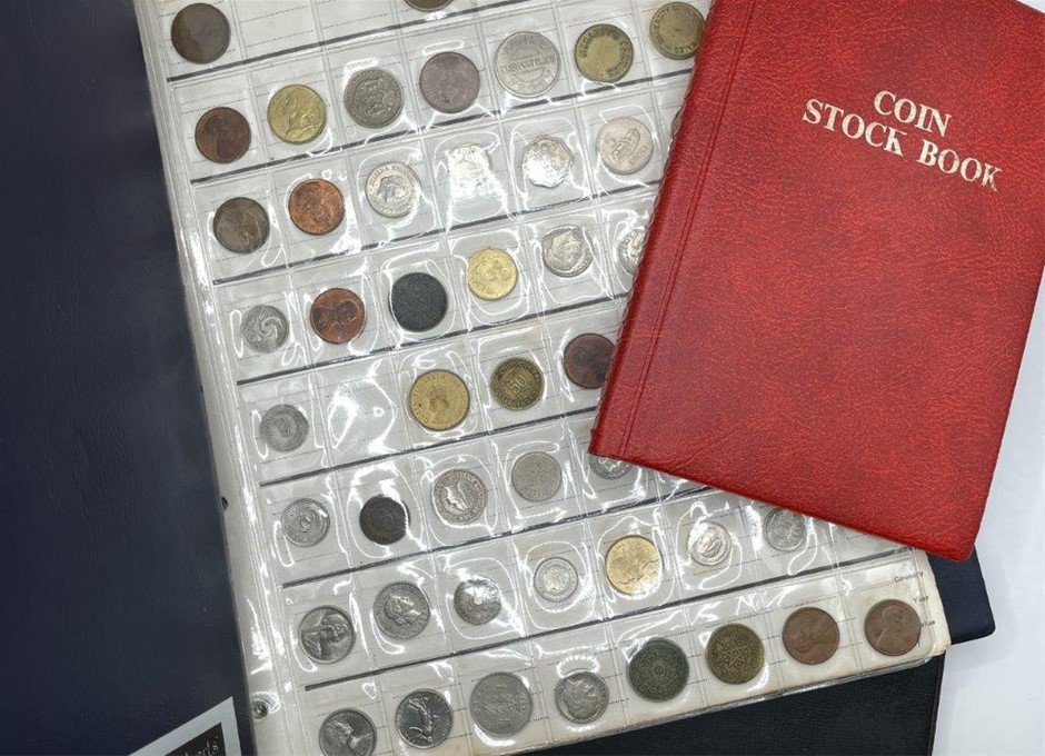 Approx. 380 x Asstd AU & World Coins, incl Silver Pre/post 1900s