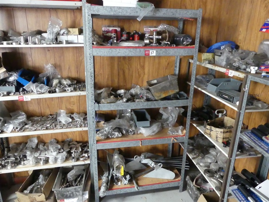 Boat Fittings (Unused) And Shelving Unit