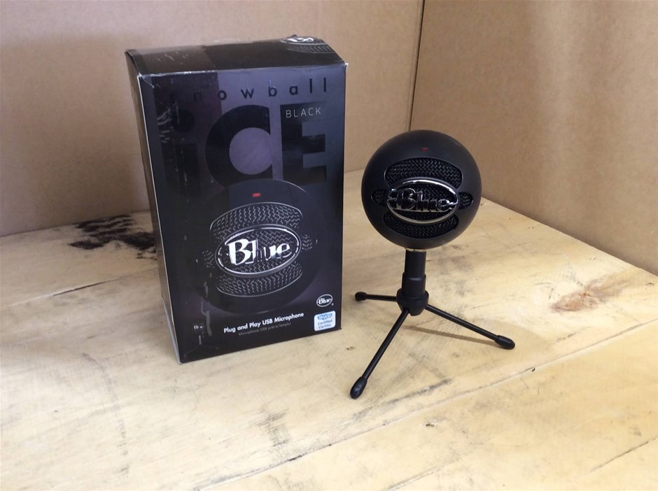 Blue Snowball Ice Black USB Microphone