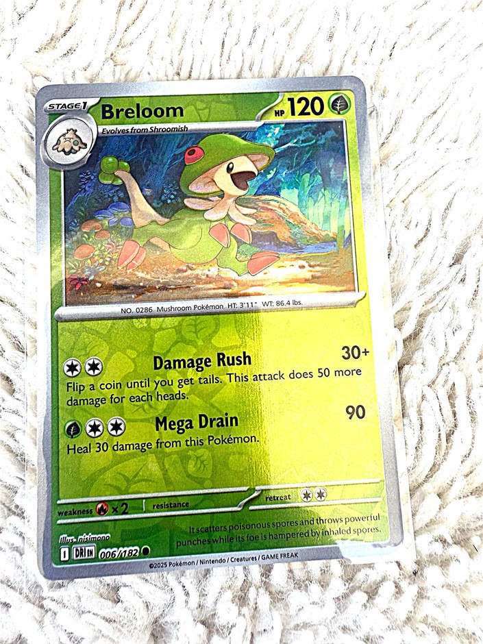 Breloom 006/182 Reverse Holo ENG