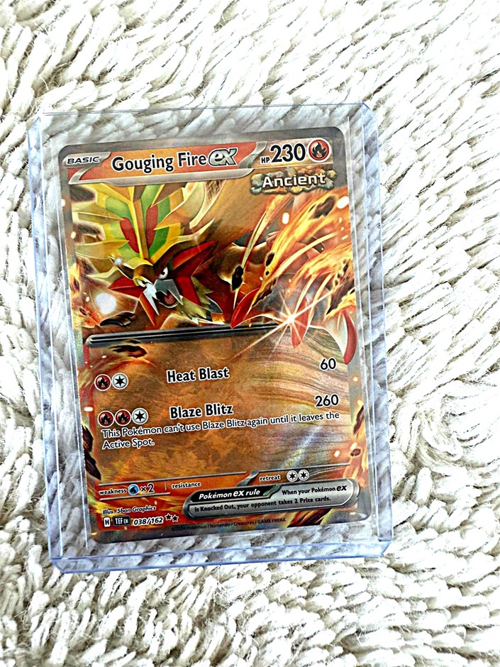 Gouging Fire EX #038/162 Double Rare (RR) ENG
