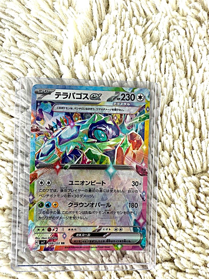 Terapagos EX #088/102 – Japanese – Double Rare (RR)