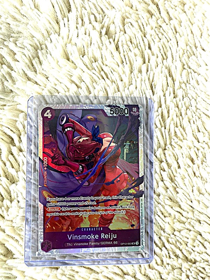 Vinsmoke Reiju OP12-063 SR One Piece – Germa 66 standout.