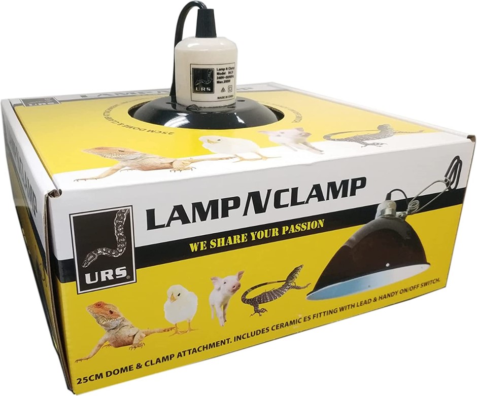 URS Lamp N Clamp Reptile Reflector Lamp, Large, Lightbulb Not Included.