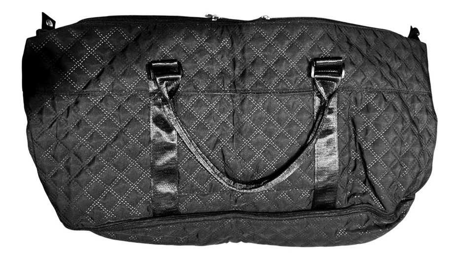 Large Travel Duffle Bag 40L, Black