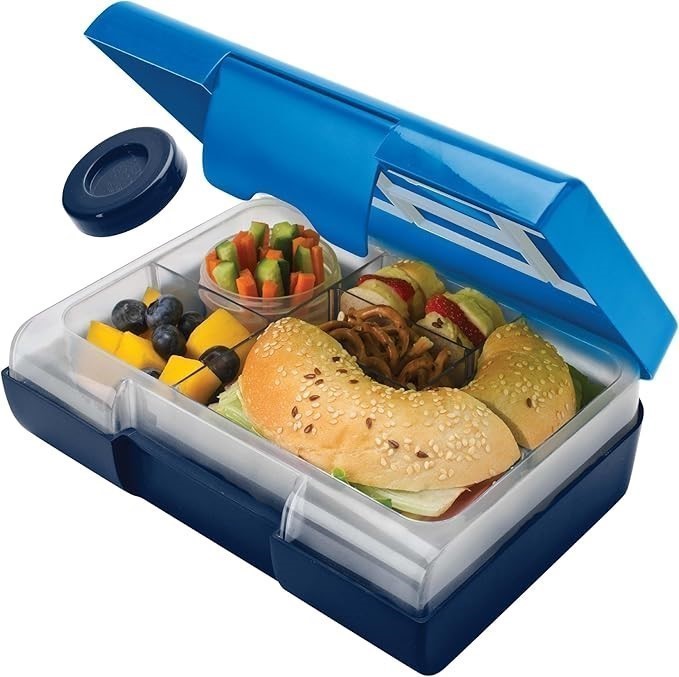 SMASH Kids Bento Bite Lunch Box, Blue