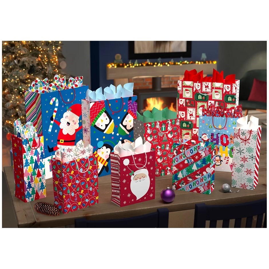 TOM SMITH Luxury Christmas Bags Pack, Assorted
