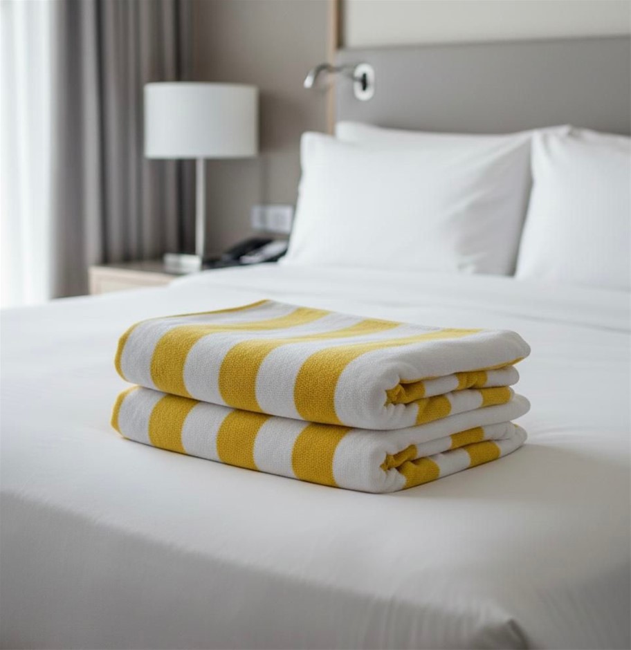 Oversized 100% Cotton, Yarn Dyed Beach Towel