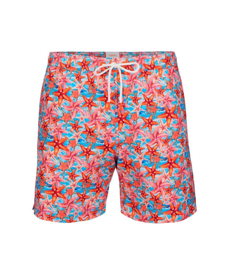 SWIMS Men's Swim Short, Size M, Tropea Starfish.