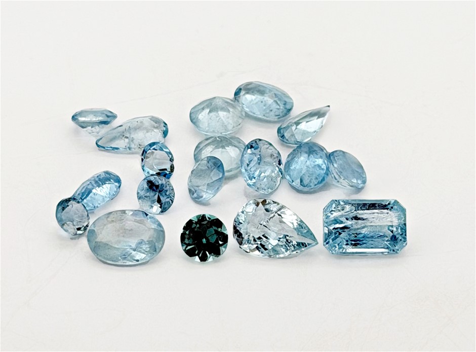 11.18 Carats Blue Aquamarine
