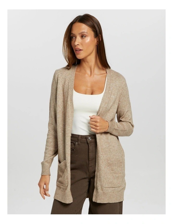 ONLY Lesly Knitted Cardigan, Size M, Beige. NB: has been worn.