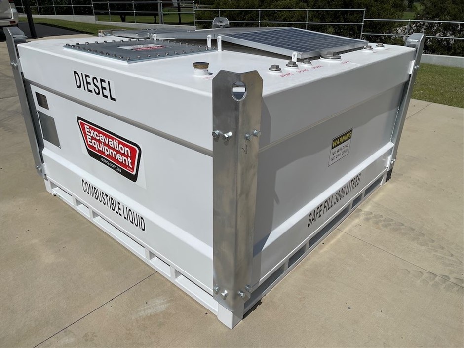 3000 Litre Bunded Fuel Storage Cube / Tank (Unused)