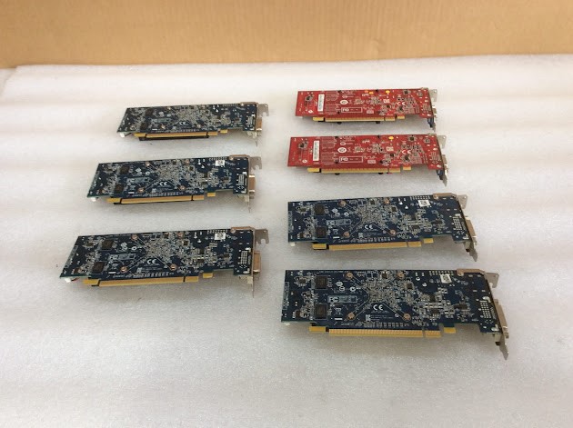 AMD RADEON HD8490&NVIDIA GEFORCE GT 620 GRAPHICS CARD (Lot of 7)