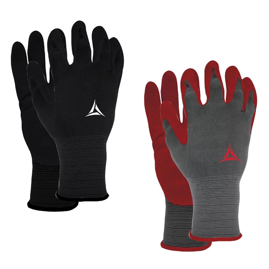 HAND CREW 14pk Foam Latex Gloves, Extra Large.