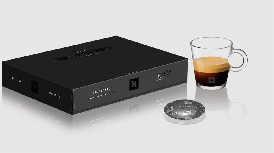 NESPRESSO CLASSICS 50 Capsule Box, Ristretto. Best Before: 12/2025.