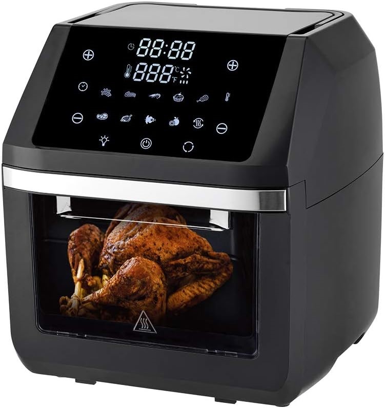 HEALTHY CHOICE 12 Litre Digital Air Fryer with Carry Handle. NB: Minor Use.